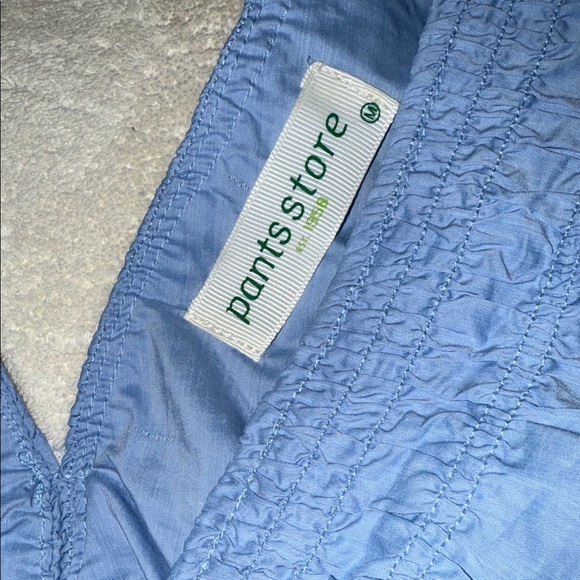 Blue Ruffled Women's Top - Picture 3 of 6